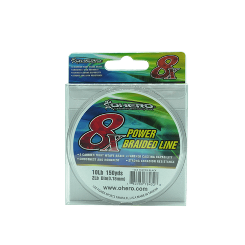 OHERO 8X power braided line - 150 Yard