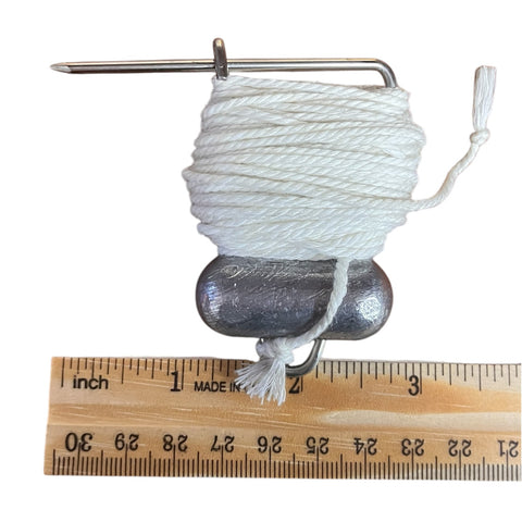 Lee Fisher Sports Crab Throw Line – Weighted Stainless Steel Bait Wire, Castable Retrieval Line for Crab Traps