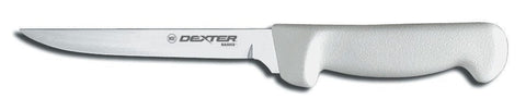 6 Inch Stiff Narrow Boning Knife, White Handle – Dexter Basics®