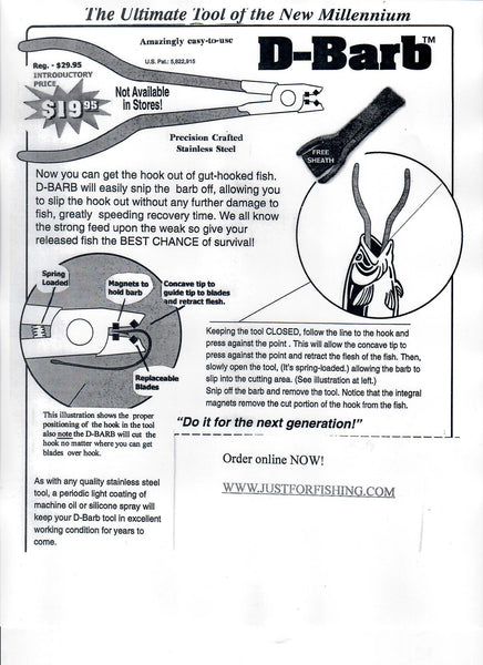 barbed fish hook removal DHUKR Human Tool. The Only Ambidextrous Ergonomically Designed Human Fish Hook Removal Tool. (Azul Blue) : Sports & Outdoors 7 Reasons To Crush Fish