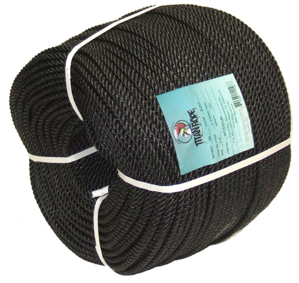 black twine for fishing nets Twisted Polyethylene Rope in Spool- Net Making- Fishing – Lee Fisher Fishing Supply