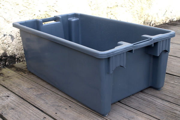 commercial fishing net bins Stackable Fish Tote