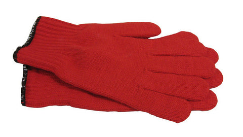 Red Nylon Work Gloves