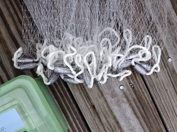 Cast Nets- Jack Net 3/8 Sq Mesh  Fishing Net – Lee Fisher Fishing Supply