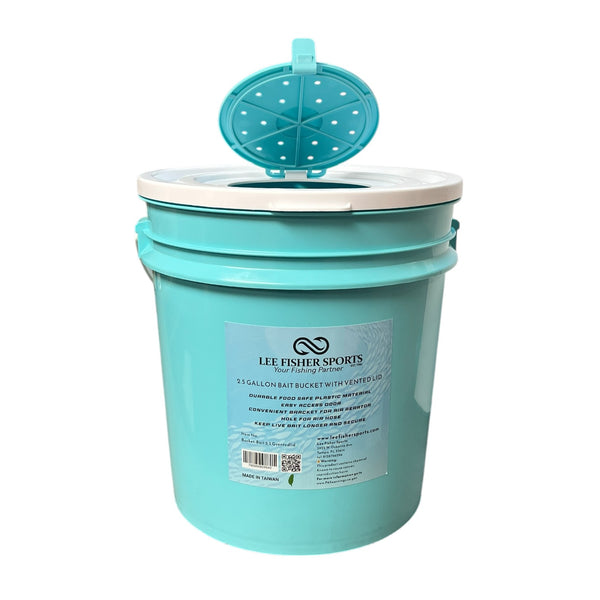 2.5 Gallon Bait Bucket with Vented opening lid