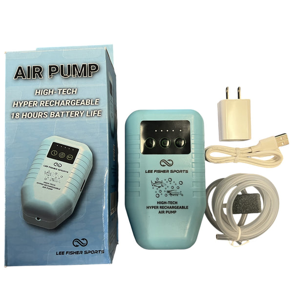 Aerator Pump, USB rechargeable, 18-hour battery life