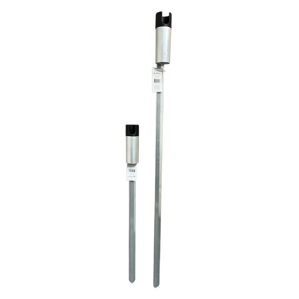 Lee Fisher Sports Aluminum Sand Spike Rod Holder – 28” & 42” Beach Fishing Rod Holder for Surf, Pier & Shore Anglers