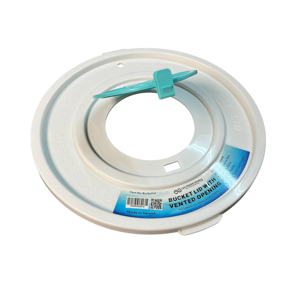 Bait Bucket lid with Vented Opening fit on 3.5 & 5 Gallon Bucket