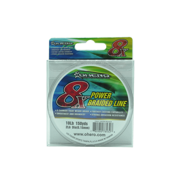 OHERO 8X power braided line - 150 Yard