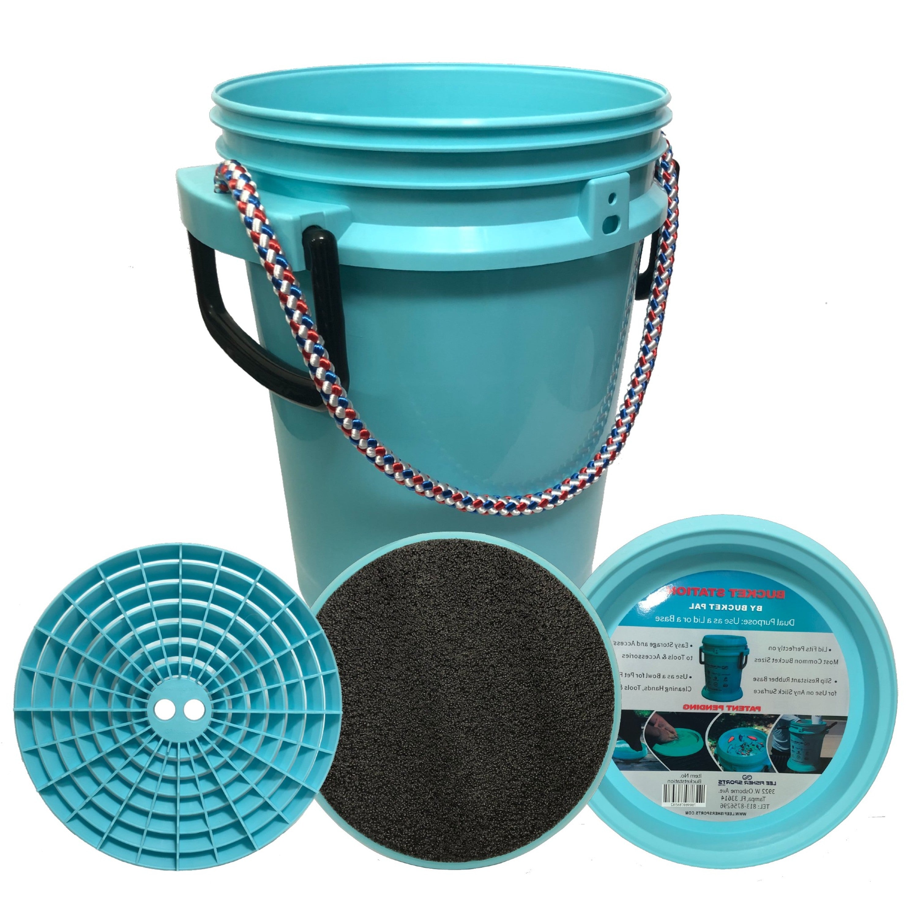 ISMART 5 Gallon bucket-Deluxe Series Kit-5 G. ISMART bucket, bucket  station, padded seat, grit shield package