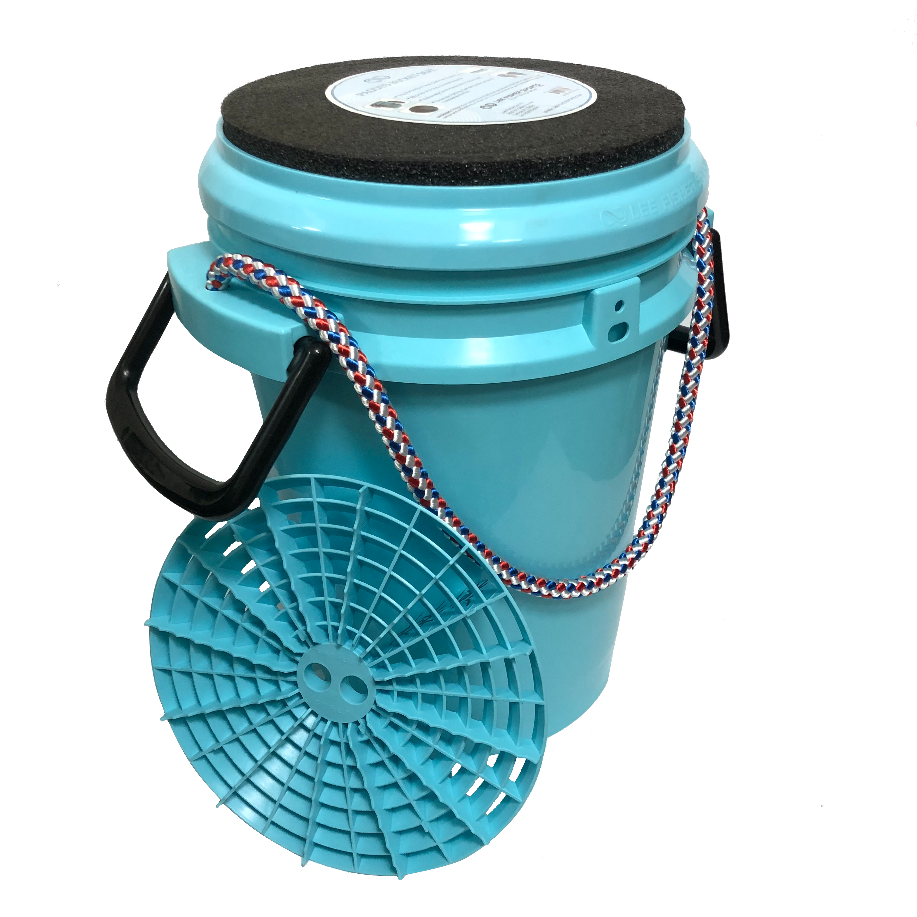 ISMART 5 Gallon bucket-Premium Series Detailing Kit-5 G. ISMART bucket,  bucket , padded seat, grit shield package