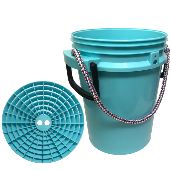 ISAMRT 5 Gallon bucket-Detailing Kit-5 G. Ismart bucket with rope, grit shield