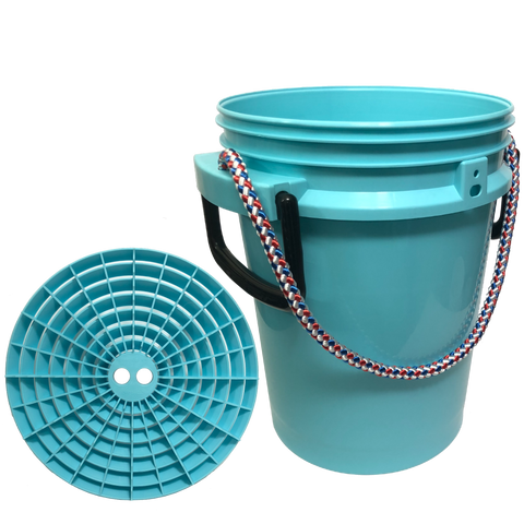 ISAMRT 5 Gallon bucket-Detailing Kit-5 G. Ismart bucket with rope, grit shield