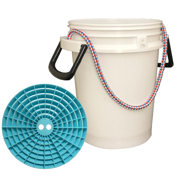 ISAMRT 5 Gallon bucket-Detailing Kit-5 G. Ismart bucket with rope, grit shield