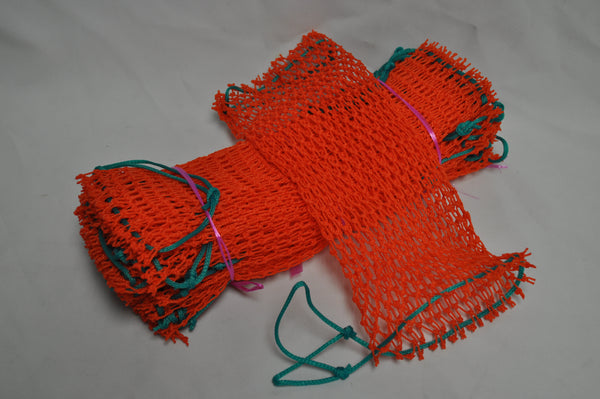 Orange Bait Bag 1.5" Mesh (12 Bags/pack)