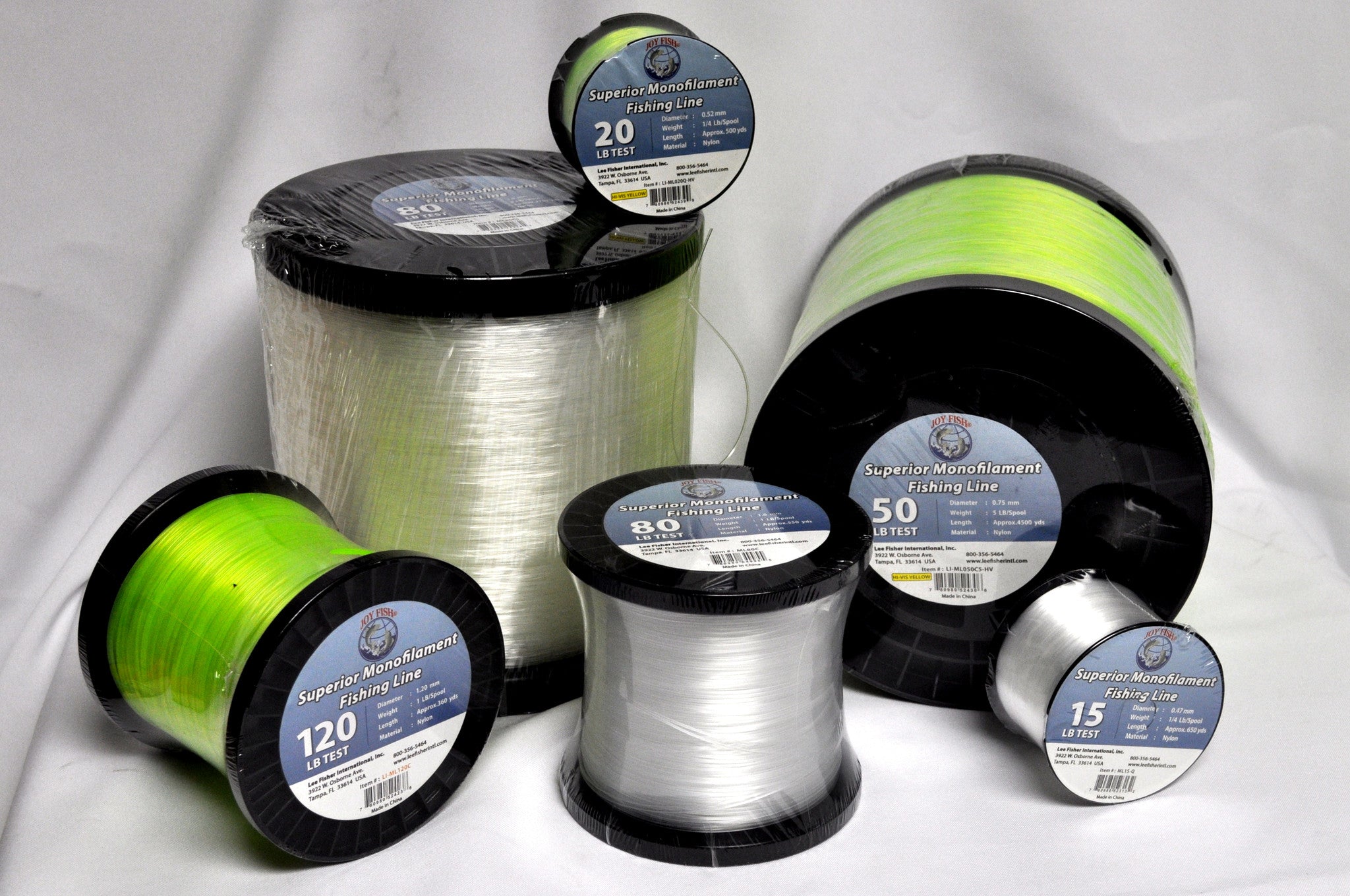 Joy Fish Monofilament Fishing Line 5 LB Spool