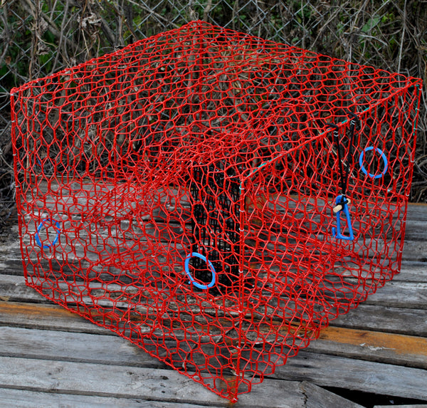 Blue Crab Trap 24"x24"x19"H