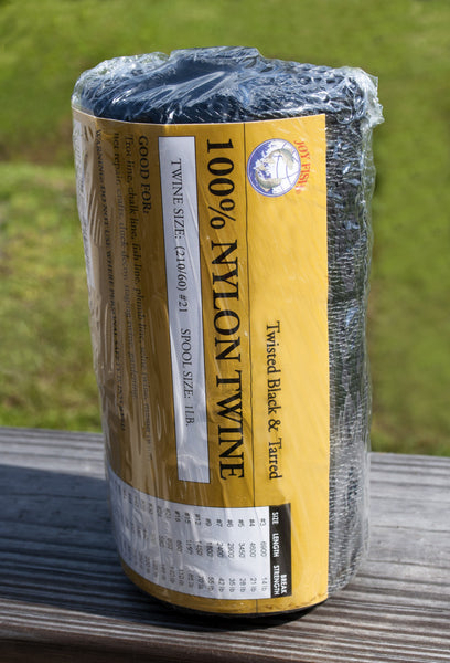 Mending Twine - Nylon Black & Bonded