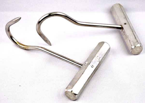 Stainless Drag Hook - tubular handle
