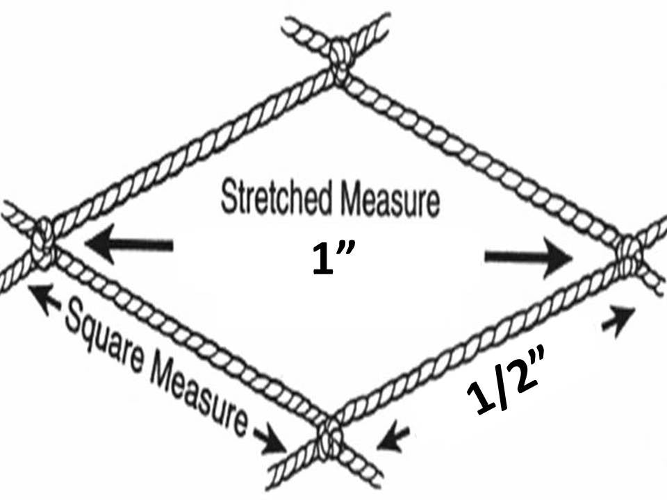 1 fishing netting Mono Netting- No.104 (0.33mm) x 1"