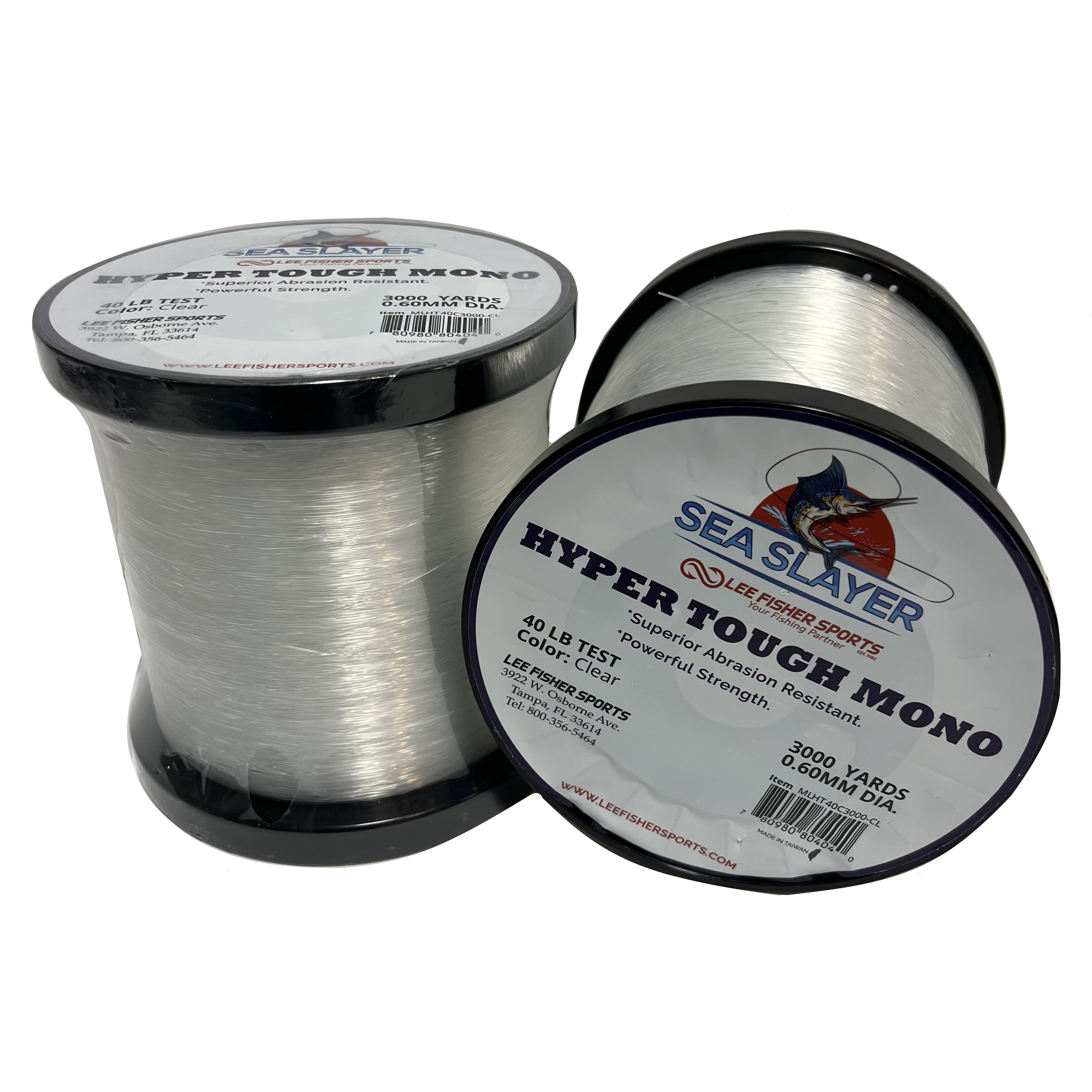 25 lb mon fishing line Sea Slayer-HYPER TOUGH MONO Premium Monofilament Fishing Line, 3000 Yards package