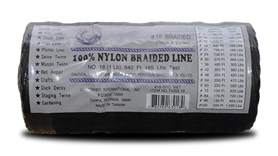 black twine for fishing nets Nylon Braided Twine– Black & Tarred- Fishing Net Making – Lee Fisher Fishing Supply