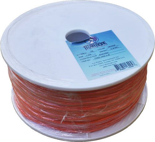 Poly (P.E.) Braided Twine - Orange