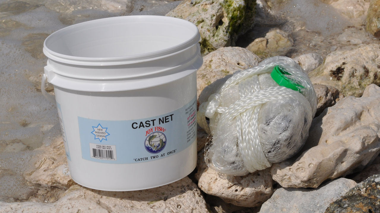 Cast Nets- Joy Fish Professional Bait Net 1 Sq. Mesh – Lee Fisher