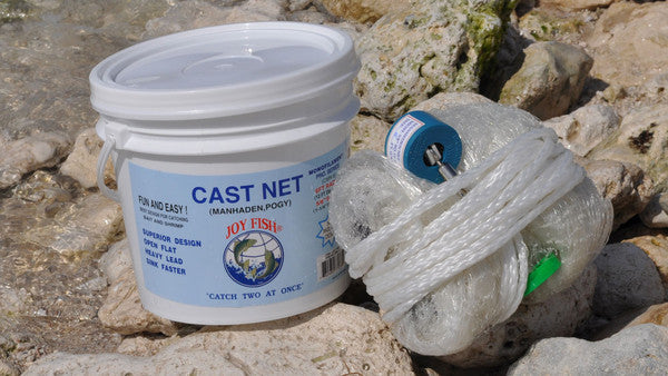 Joy Fish Menhaden Cast Net with 5/8" Sq. Mesh