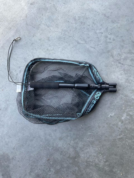 Floating Foldable Landing Net-18"x22",12" deep, 12-22" Telescope Handle, JF-31FL-Float