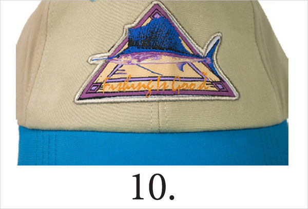 10. Hat-Sailfish (tan-light blue)