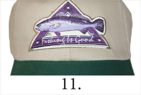 11. Hat-Seatrout (tan-green)