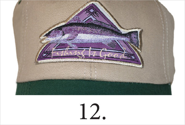 12. Hat-Redfish (tan-green)