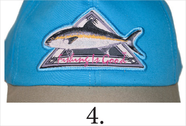 4. Hat-Amberjack (light blue-tan)