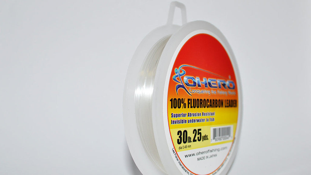 MagBay Lures 100% Fluorocarbon Big Game Fishing Leader – 80 Lb Test, 30m Coil (33 Yds) Made In Japan
