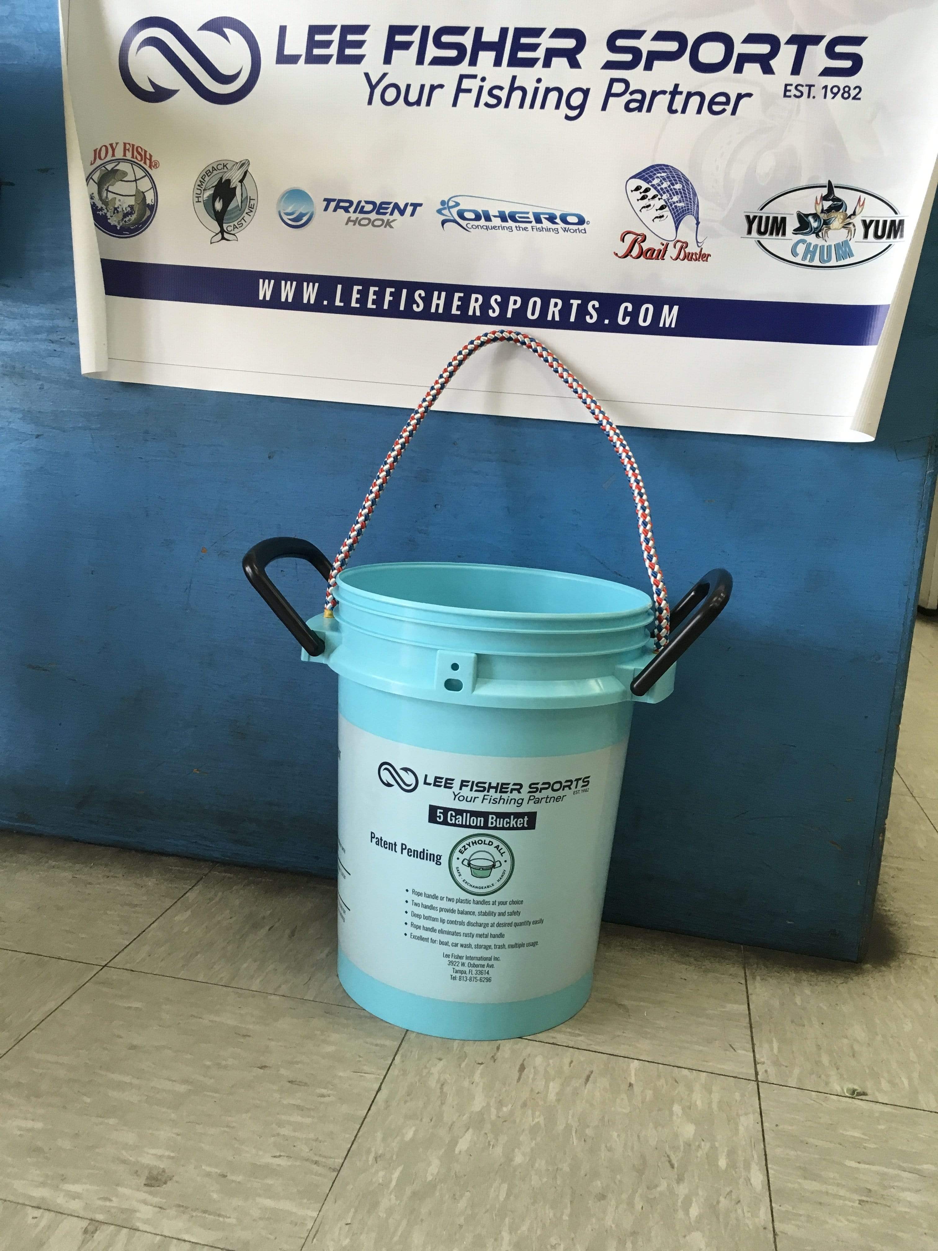 5-Gallon Bucket With Rope Handle, Angler Bucket