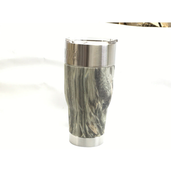 Ohero Fishing Accessories VIVA Tumbler 30 oz-best functionality with Light Camo sleeves.