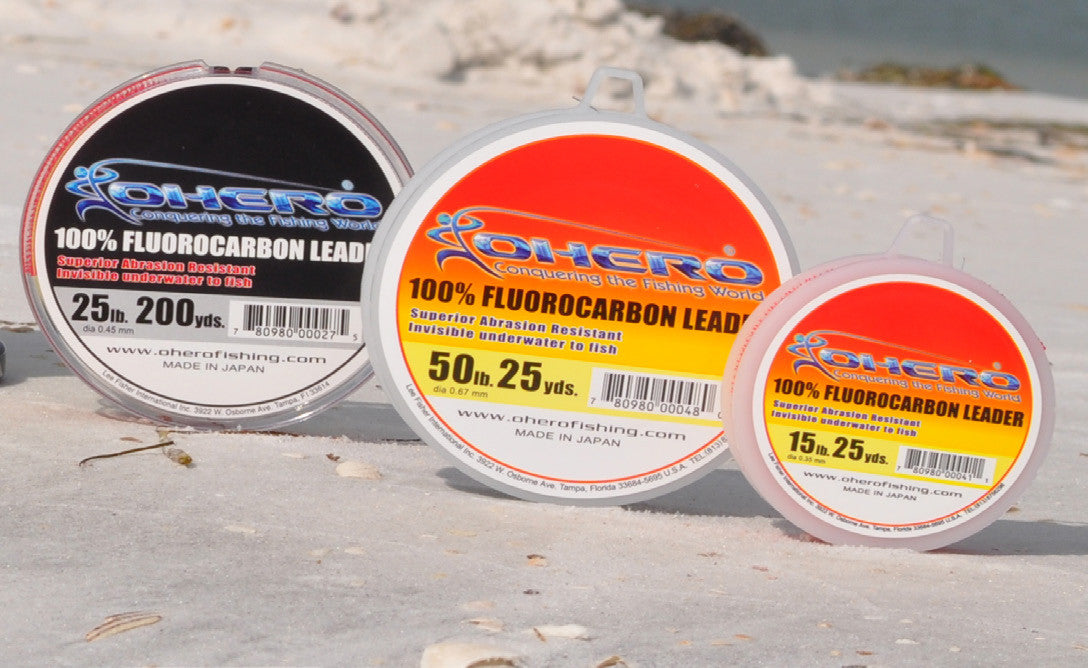 100% Fluorocarbon Leader 25 Yard Spool