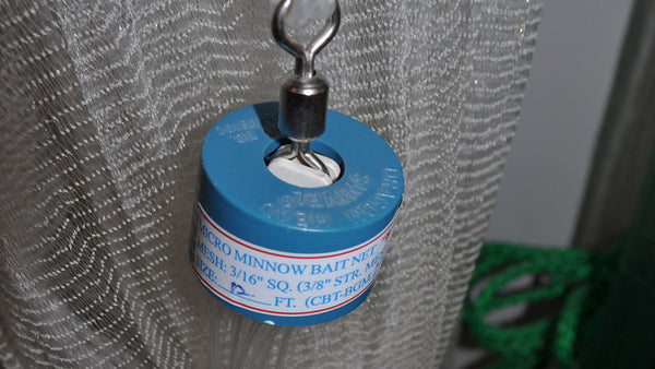 Bait Buster Glass Minnow Cast Nets 3/16" Sq. Mesh